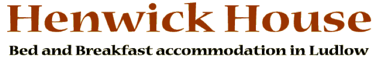 Henwick House - Bed & Breakfast accommodartion in Ludlow