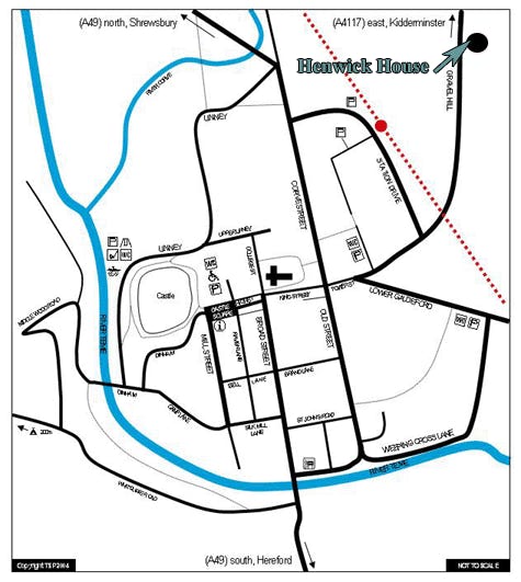 Location plan for Henwick House